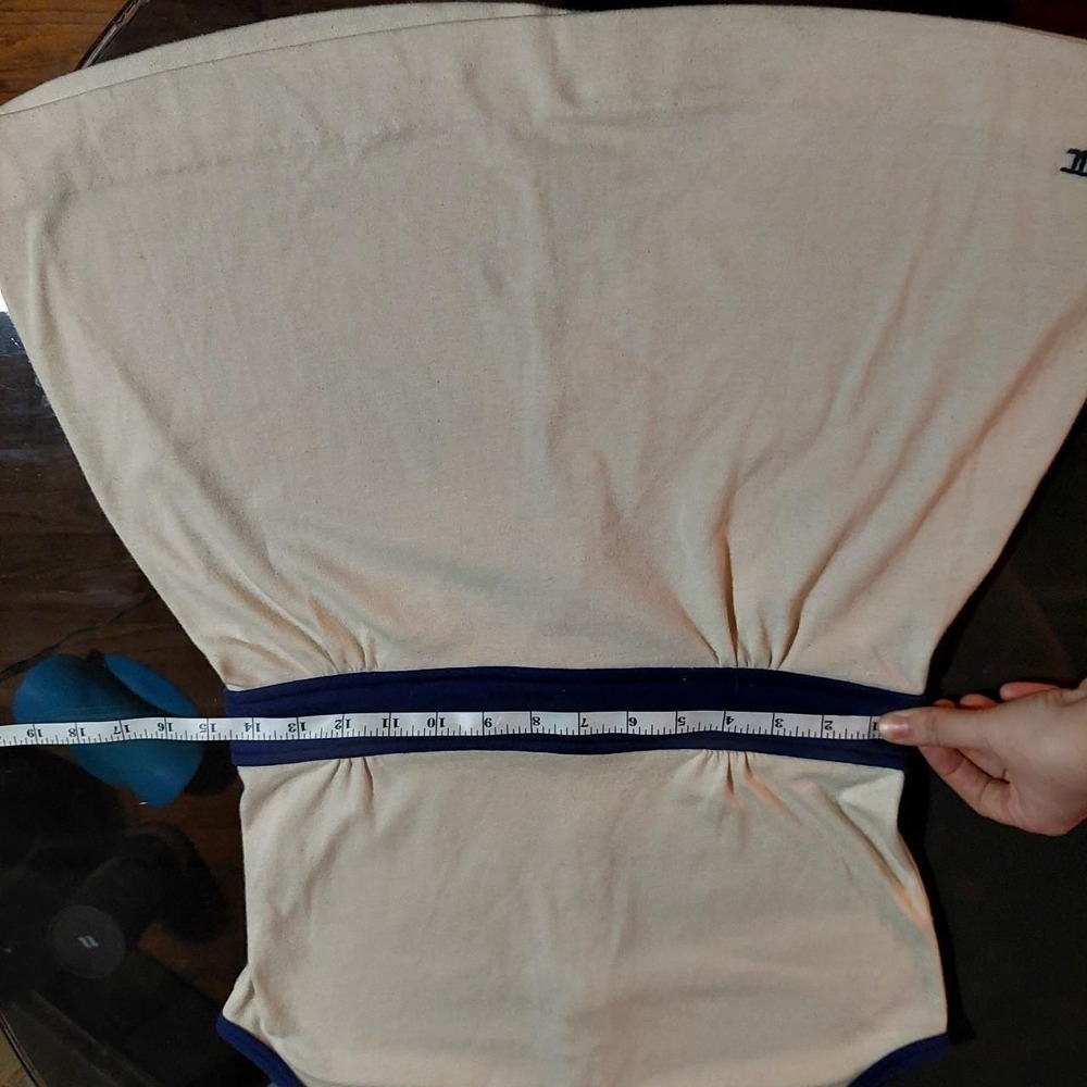 Vintage blue and white tennis mini dress. - Picture 6 of 8